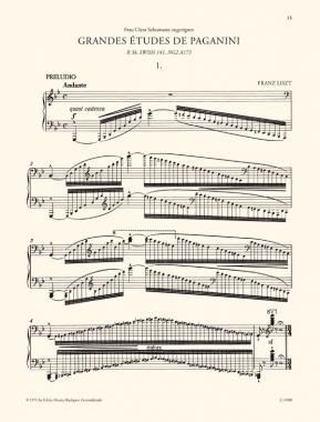 EMB 6500 Paganini-etűdök - kotta