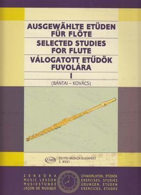 EMB 8591 Válogatott etűdök fuvolára 1. - kotta