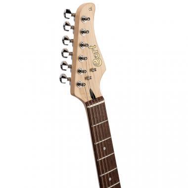Cort Co-G250-SVM elektromos gitár, hársfa test, 6 húros, jobb kezes, Silver Metallic színben
