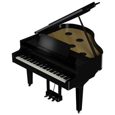 Roland GP-9-PE Roland GP-9-PE digitális zongora, fényes fekete