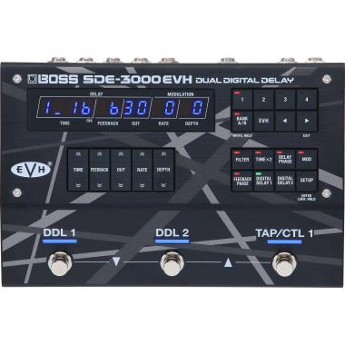BOSS multiefekt, digitální delay, Eddie Van Halen zvuk