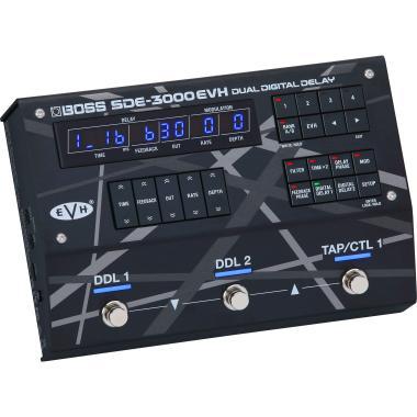 BOSS SDE-3000EVH Dual Digital Delay EVH Signature effekt, Eddie Van Halen hangzás