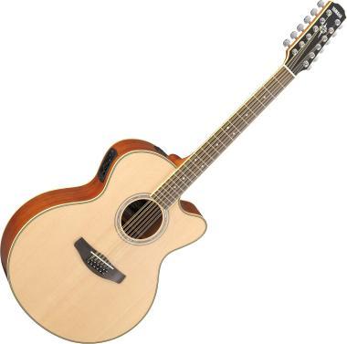 Yamaha CPX 700II-12 12-strunná elektroakustická kytara, přírodní