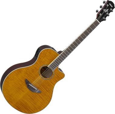 Yamaha elektroakustická kytara APX600FM, jedinečný styl, barva Amber