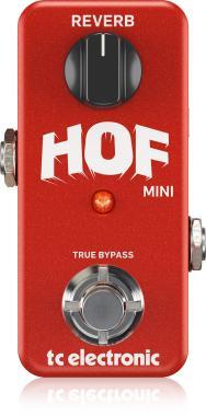 TC Electronic HOF Mini Reverb TonePrint kompatibilis ultra-kompakt zengető pedál
