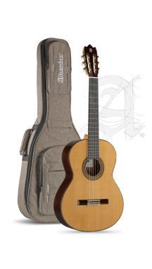 Alhambra ALH-4P A + case Gitár Tömör lucfenyő, indiai rózsafa, ébenfa fogólap, tokkal