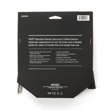 Dunlop DCIS10R Dunlop DCIS10R MXR STANDARD hangszerkábel / egyenes- pipa / 3m