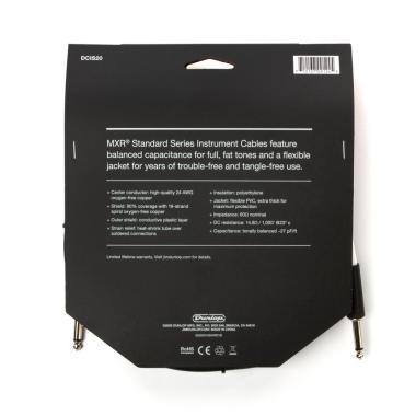 Dunlop DCIS20 Dunlop DCIS20 MXR STANDARD hangszerkábel / egyenes- egyenes / 6m