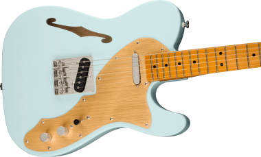 Squier Classic Vibe 60s Telecaster Thinline, juhar fogólap, Sonic Blue szín, elektromos gitár