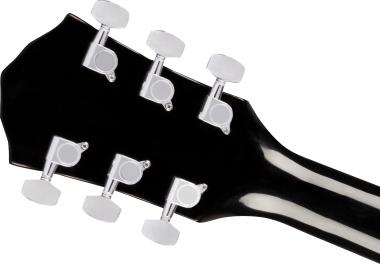Fender FA-125CE Dreadnought akusztikus gitár, fekete