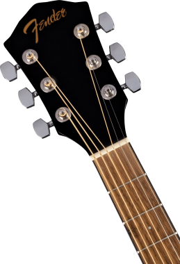 Fender FA-125CE Dreadnought akusztikus gitár, fekete