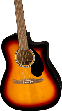 Fender FA-125CE Dreadnought akusztikus gitár, Sunburst szín