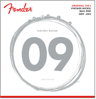 Fender 150L Original Pure Nickel Wound elektromos gitárhúr, 9-42