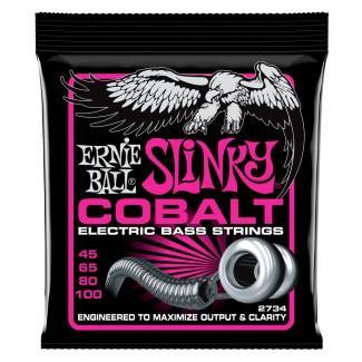 Ernie Ball 2734 Super Slinky Cobalt Electric Bass Strings - 45-100 Gauge