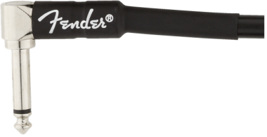 Fender Professional Series, 4,5 m, egyenes-pipa gitárkábel,fekete