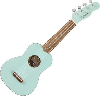 Fender Venice Daphne Blue szín, szoprán ukulele