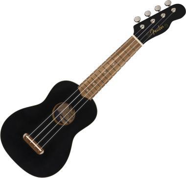 Fender ukulele soprán černá Venice