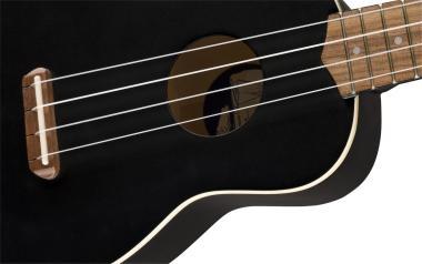 Fender Venice fekete szoprán ukulele