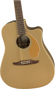 Fender Redondo Player, dió fogólap, elektro-akusztikus gitár, Bronze Satin szín