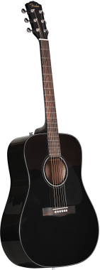 Fender CD-60 Dreadnought V3 Black akusztikus gitár, fekete