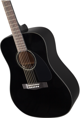 Fender CD-60 Dreadnought V3 Black akusztikus gitár, fekete