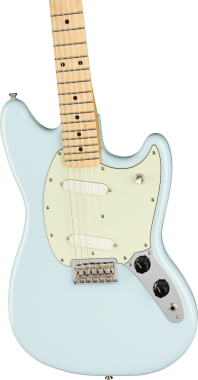 Fender Player Mustang elektromos gitár, juhar fogólappal, Sonic Blue szín