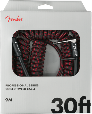 Fender Deluxe Series 9 m, Red Tweed egyenes-pipa gitárkábel