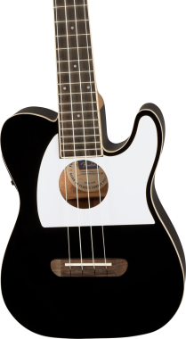Fender Fullerton Tele Uke elektro-akusztikus ukulele, fekete