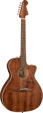 Fender Newporter Special elektro-akusztikus gitár, mahagóni