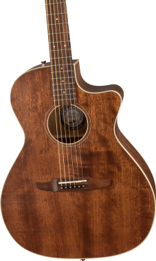 Fender Newporter Special elektro-akusztikus gitár, mahagóni