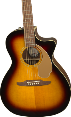 Fender Newporter Player elektro-akusztikus gitár, Sunburst szín