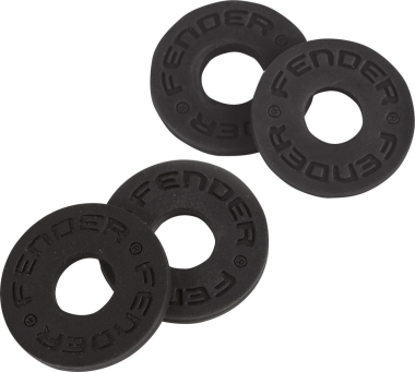 Fender Strap Blocks, 4 db-os hevederzár, fekete