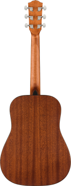 Fender FA-15 Steel Black 3/4-es akusztikus gitár, fekete
