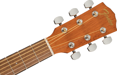 Fender FA-15 Steel Black 3/4-es akusztikus gitár, fekete
