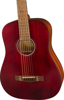 Fender FA-15 Steel 3/4-es akusztikus gitár, piros