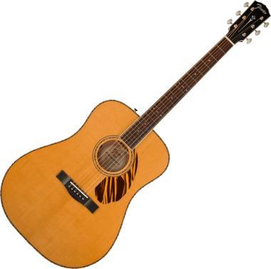Fender Dreadnought akustická kytara PD-220E, elektro-akustická, přírodní