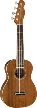 Fender Zuma, natúr színű koncert ukulele