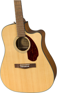 Fender CD-140SCE Dreadnought elektro-akusztikus gitár, natúr szín