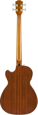 Fender CB-60SCE Natural, natúr színű elektro-akusztikus basszusgitár