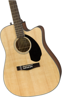 Fender CD-60SCE Dreadnought elektro-akusztikus gitár, natúr szín