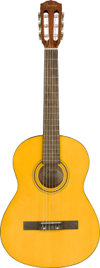 Fender klasická kytara ESC-80, 3/4 velikost, přírodní barva