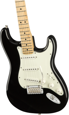 Fender Player Stratocaster, juhar fogólap, fekete elektromos gitár