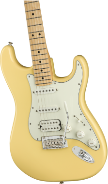 Fender Player Stratocaster, HSS hangszedő kiosztás, juhar fogólap,Buttercream színű elektromos gitár