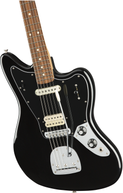 Fender Player Jaguar elektromos gitár, Pau Ferro fogólappal, fekete
