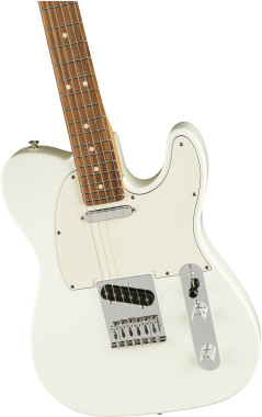 Fender Player Telecaster, Pau Ferro fogólap, Polar White színű elektromos gitár