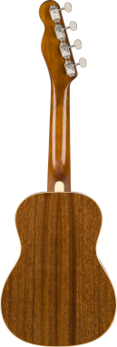 Fender Zuma Classic, dió fogólap, Candy Apple Red színű koncert ukulele