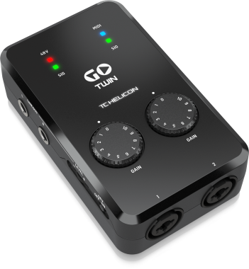 High-Definition 2-Channel Audio/MIDI Interface for Mobile Devices