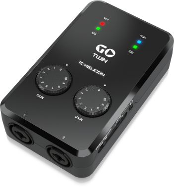 High-Definition 2-Channel Audio/MIDI Interface for Mobile Devices