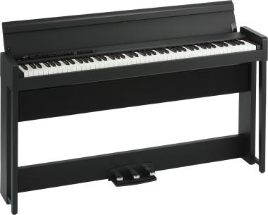 KORG KG-C1BK digitális zongora, 88 RH3 billentyűzet, 3 pedál, fekete