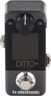 TC Electronic Ditto+ Looper intuitív looper pedál 5 perces loop idővel, Analog-Dry-Through-val és True Bypass-szal